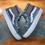 Vans  Sk-8 Hi Fair Isle blue suede and Sweater sneakers size 7.5 Photo 4