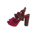 Rocket Dog  bright pink floral y2k style chunky heels with straps size 8 Photo 1