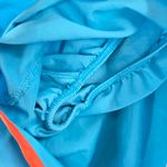 Nike 🩷 14.  Blue Orange Stripe Pull On Athletic Running Shorts Small Photo 3