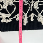 Max Mara  Ruins virgin wool fringe sweater sz S Photo 5