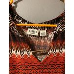 Cato  Womens 22W/24W Top Geometric Print Stretch Knit 3/4 Sleeve Plus Tunic Photo 5