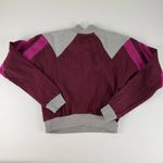 Urban Outfitters Gray and Maroon Quarter-Zip Jacket Photo 6