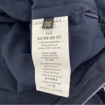 Versace NWTs Faux Leather Navy Blue Zipper Sides Mini Skirt size 4 Size 38 Photo 7