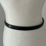 Liz Claiborne Black Leather Belt sz S Photo 4