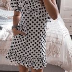 Target One Shoulder Polka Dot Dress  Photo 0