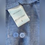 Tuckernuck  NWOT Chambray Linen Lydell Maxi Dress Light Blue Size S Photo 8