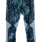 Lululemon  Athletica Running In The City 7/8 Leggings Floral Blue Denim Multi 8 Photo 0