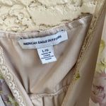 American Eagle Outfitters Floral Dress with Lace Trim Photo 3