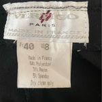 Vertigo Paris Vertigo Vintage Black Buckle Belt Slim Leg High waisted Stretch Dress‎ Pants 8 Photo 2