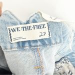 Free People NEW  Extreme Measures Low Rise Barrel Shorts 27 Blue Photo 4