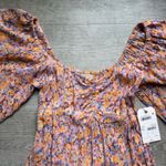 (NWT) Billabong Swept Away Floral Sweetheart Neckline Puff Sleeves Midi Dress XS (NWT) Billabong Swept Away Floral Sweetheart Neckline Puff Sleeves Midi Dress XS Photo 4