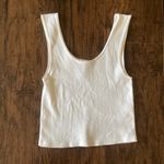 Color Trend Fashion Cropped Top White Size M Photo 2