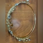 Gold Tiara with Crystal Accents Photo 3