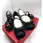 Valentino Garavani Black Rockstud Ballerina Flat Nero 38.5 Photo 13