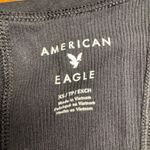 American Eagle Ribbed Tank Top Black NYC Graphic Racerback Women XS Photo 1