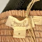 Anthropologie NWT Let Met Be Deep-V Dress in Neutral Motif Size Medium Photo 11