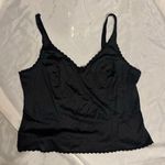 Adonna Vintage  Black Satin Tank Photo 0