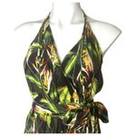BCBGMAXAZRIA Romper Black Birds of Paradise Tropical Women's Size S ($198) Photo 5
