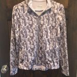 Saucony  Jacket Womens Small Lightweight Running Hiking Gym Zipper Geometric Photo 0