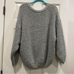 Allie Rose Olive Green Slouchy Sweater Photo 1