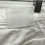 Lucky Brand  High Rise Wide Leg Crop Jeans White Size 31 Photo 6