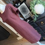 Worthington  Burgundy Tweed Cap Sleeve Dress Size 12 Photo 2