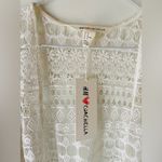 H&M NWT ♥️ Coachella white crochet long cardigan size/M Photo 3