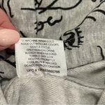 Maya Angelou Gray Black Artwork Pullover Hoodie Sweatshirt Cotton Blend Size XS Photo 4