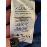 TALULAH La Maison  Dress Womens Small Blue And‎ Black Polka Dot Sorrento Midi Photo 14