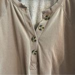Torrid Cozy Fleece Henley Sweatshirt Women's size 2 (2X, 18-20), tobacco brown Photo 3