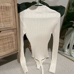 Abercrombie & Fitch  Cream Ribbed Bodysuit Photo 7