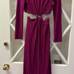 Monique Lhuillier ML
Purple Metallic Knit Dress Photo 4