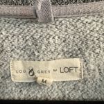 Lou & grey by Loft Women's Medium Gray Emoji Embroidered Sweatshirt Photo 6
