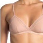 Madewell Mesh Trimmed Michele Triangle Bra Nude Photo 1
