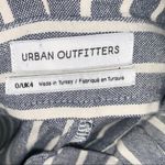 Urban Outfitters Gianna Striped High-Rise Paperbag Linen Blend White/Blue Pants Photo 9