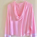 No Boundaries No Bounderies ' Junior'Henley Hooded Pull Over Sweatshirt - Large Starlight Pink Photo 6