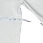 Ann Taylor Women's White Tight Knit Thick Sweater Back Zipper 3/4 Sleeve Small Photo 7