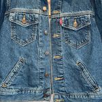 Levi's NWT Levi’s denim jean jacket classic blue pockets button front XS women’s Photo 2