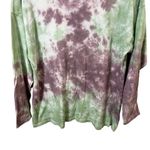 Free People  We The Free XS Tie Dye Long Sleeve T Shirt Green Pink Boho Photo 2