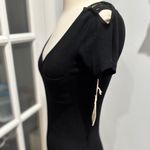 Glitz  Black Cold Shoulder Cutout Dress Photo 4