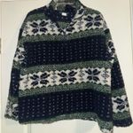 Mountain Lake  fair isle pattern quarter zip jacket. Cute for winter/ Christmas Photo 0