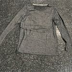 Bearsland Women Heather Dark Gray Long Sleeve Nursing Top Shirt Maternity Large Photo 0