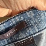 NYDJ  Briella size 4P printed Bermuda denim shorts Photo 3