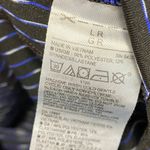 Gap  Fit Black Blue White Striped Printed Pull On Leggings Women's Size Large L Photo 6