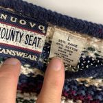 Vintage County Seat Crop Striped Sweater Size L Red Size L Photo 1