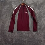 Victoria's Secret Victoria secret ultimate half zip maroon athletic running jacket women's large Photo 1