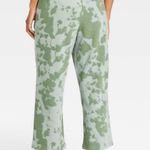 guns n' roses NWT M Sweatpants Green Tie Dye Print New Elastic Waist Rock Band Y2K Photo 1