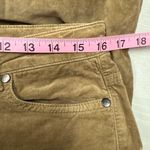 J. McLaughlin  Women size 10 brown curdoroy mid Rise stretch casual‎ Pants Photo 6