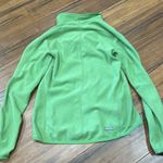 The North Face  Woman’s Kelly Green Logo Fleece Half Zip Neck Top Jacket S Photo 2