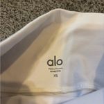 Alo Yoga  White Biker Shorts Photo 2